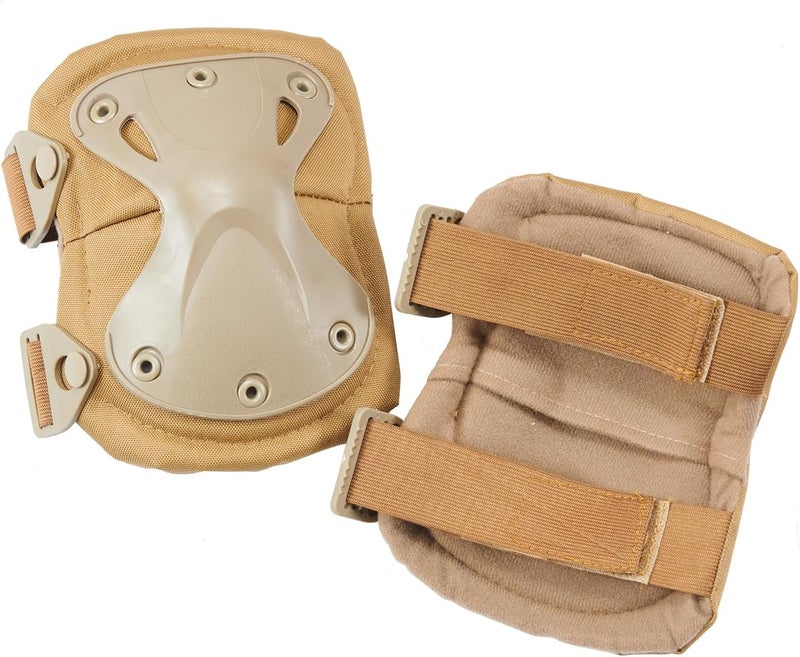 Lancer Tactical Combat Knee & Elbow Protective Pads Set for Outdoor Airsoft CS Paintball Game Cycling Safety Skateboarding Gear Skates Knee Protection Guard Pads - Image 3